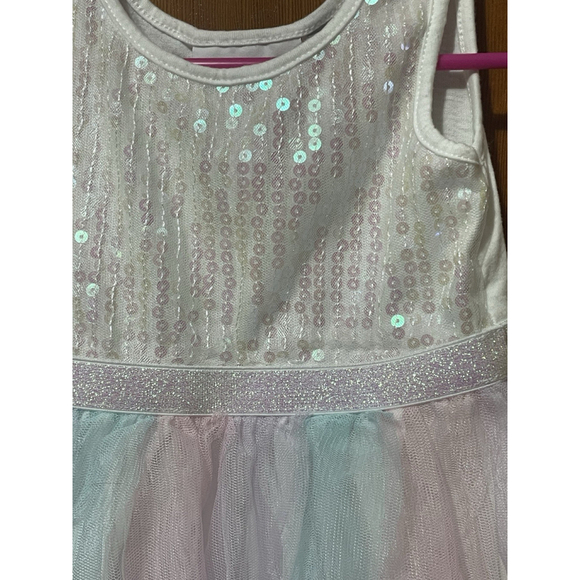 The Children’s Place Toddler Girls Sequin And Tulle Dress! - Picture 2 of 4